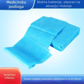 Jednokratna podloga za njegu tijekom trudnoće i ginekološku njegu, vodootporna izolacijska podloga za postoperativni pregled s netkanim navlakom za krevet