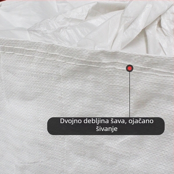 PP plastična tkanina vrećica za ekspresni prijenos, nosivost 1–50 t, bez ispisa