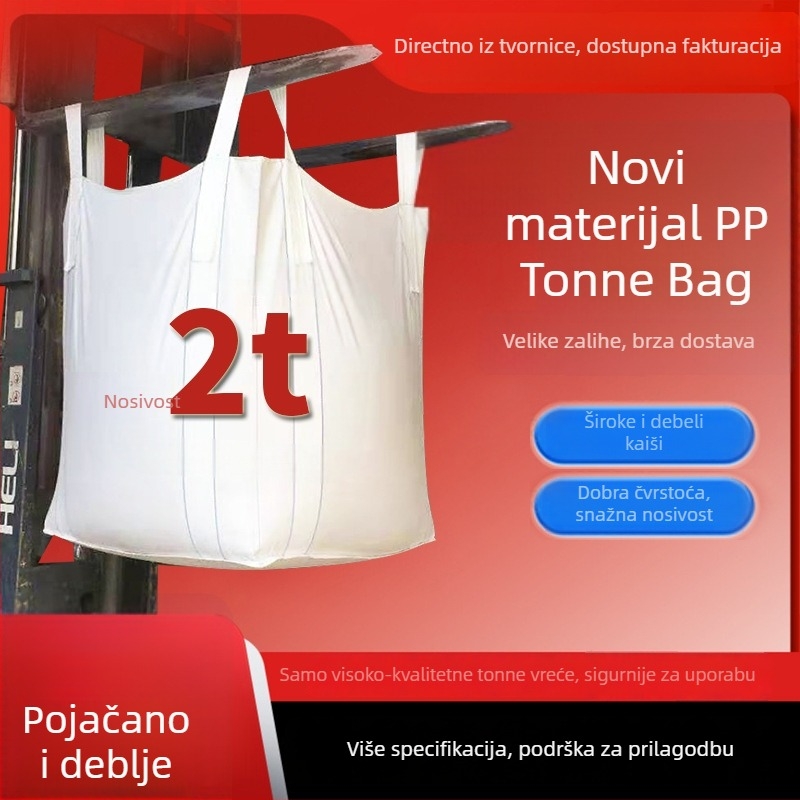 PP plastična tkanina vrećica za ekspresni prijenos, nosivost 1–50 t, bez ispisa