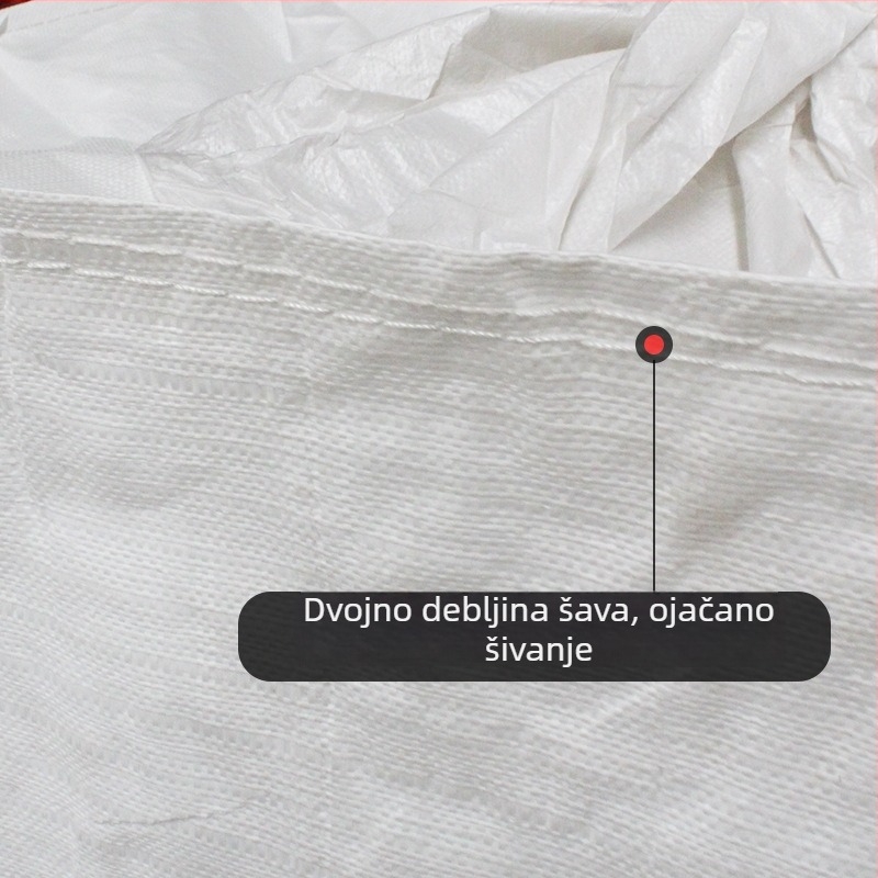 PP plastična tkanina vrećica za ekspresni prijenos, nosivost 1–50 t, bez ispisa