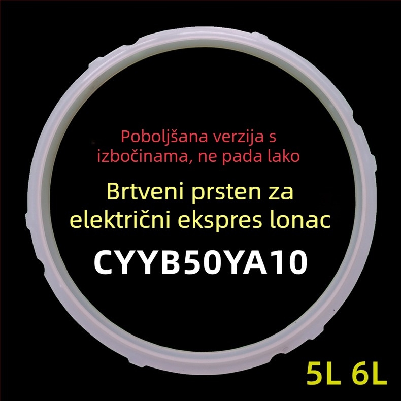 Gumeni brtvni prsten za električno tlak kuhalo 5L/6L – brtvilo poklopca, prehrambena klasa