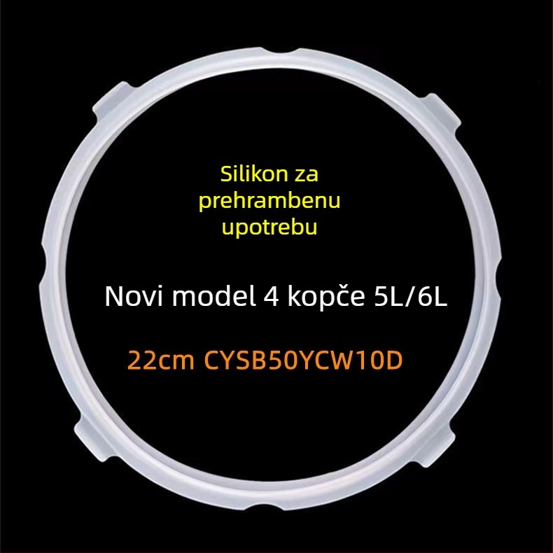 Gumeni brtvni prsten za električno tlak kuhalo 5L/6L – brtvilo poklopca, prehrambena klasa