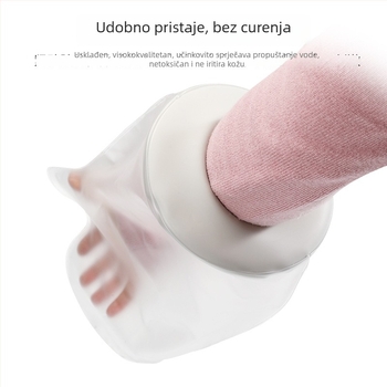 Vodootporna zaštitna maska za kupanje za gips – silikon + PVC, 200 g, za odrasle i djecu, pogodna za plažu, kupanje i tuširanje