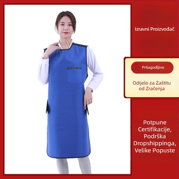 Olovni zaštitni prsluk za zaštitu od RTG zračenja pri zubnim/CT snimkama, marke Yulong, Oxford tkanina, Pb ekvivalent 0,5/0,35 mm, pogodan za ambulantu, odjel, CT sobu, laboratorij