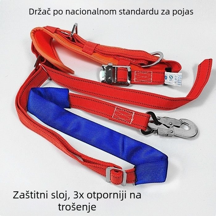 Jingte Sigurnosni Pojas za Električare – Rad U Visini i Penjanje Po Drveću – Protupada, Otporan Na Habanje, Nacionalni Standard