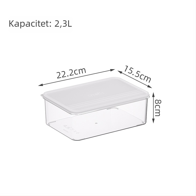 Pravokutni spremnik za hranu, mikrovalno siguran, od plastike za hranu, zatvarajući poklopac za očuvanje svježine