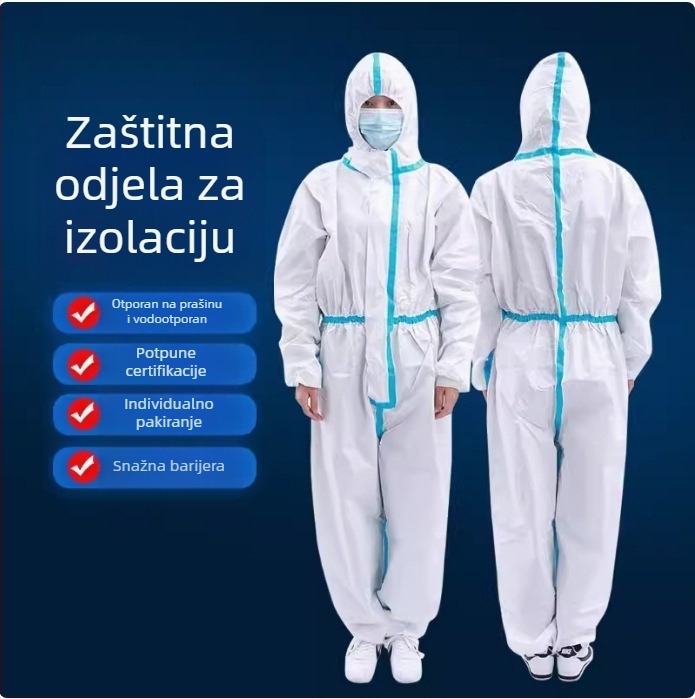 Good care Jednodelno zaštitno odijelo s kapuljačom – netkani materijal, izolacijska zaštita