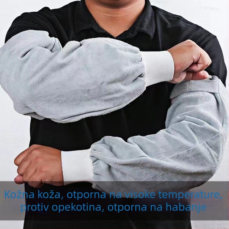 Kožni rukavi za zavarivanje – visoka temperaturna otpornost, debeli dizajn, otporni na habanje