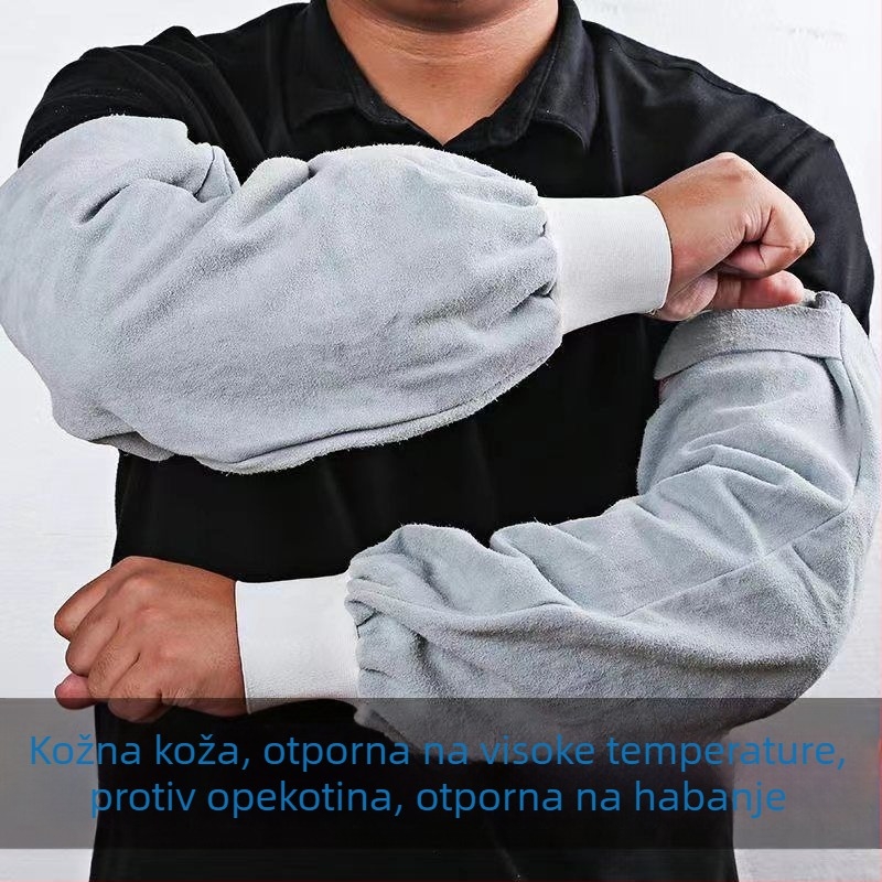 Kožni rukavi za zavarivanje – visoka temperaturna otpornost, debeli dizajn, otporni na habanje