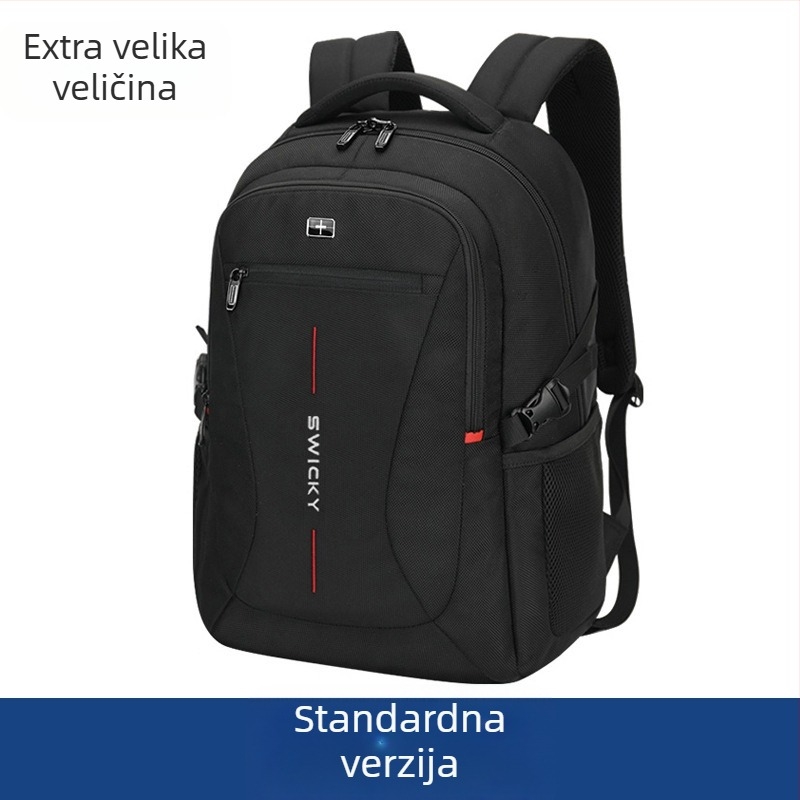 SWICKY 88042 Unisex poslovni ruksak – Kapacitet 36-55 L, Poliester, Vodootporan, Protiv krađe, Pogodan za 16-inčni laptop
