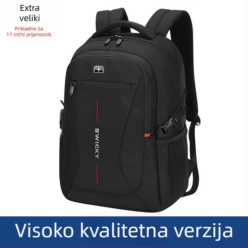 SWICKY 88042 Unisex poslovni ruksak – Kapacitet 36-55 L, Poliester, Vodootporan, Protiv krađe, Pogodan za 16-inčni laptop