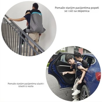 Remen za prijenos starijih iz kreveta – BUYHAO poliester, 230 g, za njegu