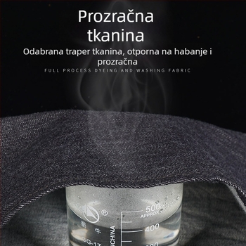 Denim pregača za zavarivanje, unisex, strukna pregača za posao, debela i otporna na habanje, veličine 90×60 cm, 100×70 cm, 110×75 cm