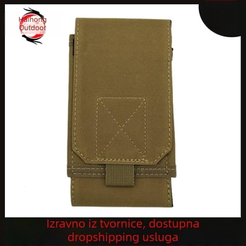 Vanjska taktička torbica za telefon s MOLLE sustavom – otporna na habanje, unisex, Oxford platno, za aktivnosti na otvorenom