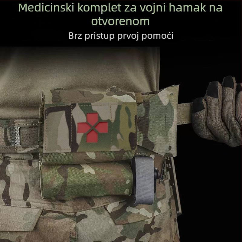 Brzo oslobađajući taktički prsluk za prvu pomoć, Oxford tkanina, podstava najlon, prozračan, vodootporan, za sport na otvorenom