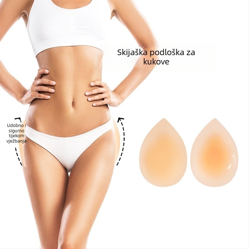Silikonska zaštitna podloga za kokciks – za skijanje, klizanje i boksa; zaštita kukova, koljena i prepona