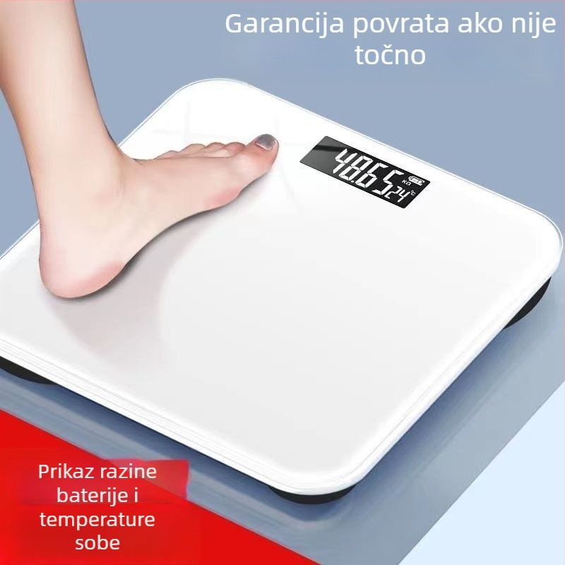 Digitalna vaga za odrasle, punjiva baterija, mjerenje težine, maksimalna nosivost 360