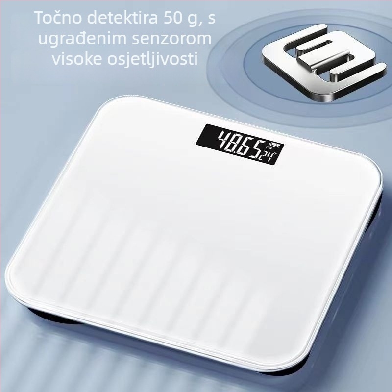 Digitalna vaga za odrasle, punjiva baterija, mjerenje težine, maksimalna nosivost 360