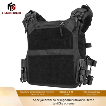 Taktička vest s MOLLE sustavom brzog oslobađanja, otporna poliester tkanina, unisex za odrasle, za sportsko streljaštvo