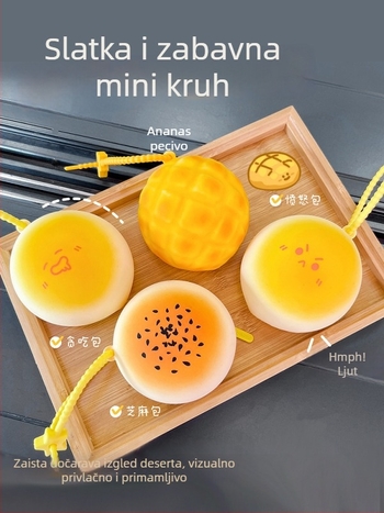 Novčanik za kovanice s ananas dizajnom i mini skladištem, silikon, geometrijski uzorak, stil dječje karikature