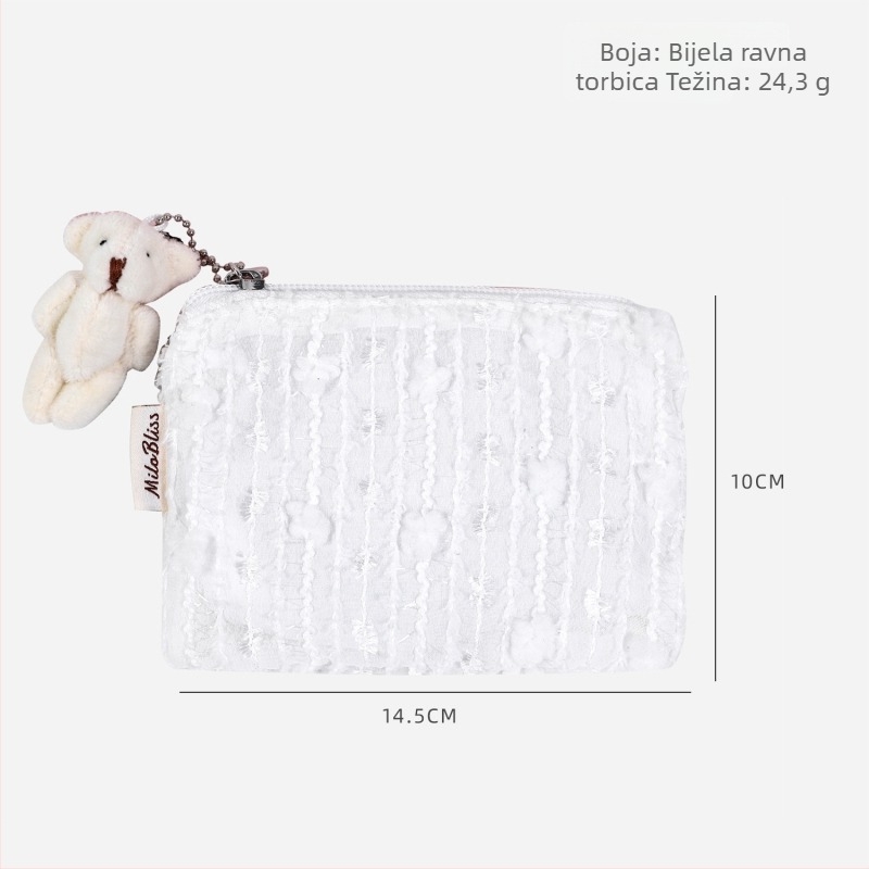 Novčanik za novčiće - Urbana jednostavnost, ženski dizajn, poliesterska konstrukcija, proljeće 2025