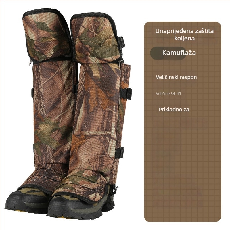 TPU navlaka za cipele, duga cijev, unisex, za zimsko/jesensko planinarenje po snijegu i pijesku