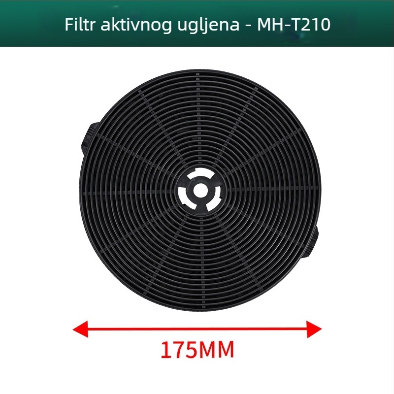 Manhe Filter aktivnog ugljika za kuhinjsku napa, unutarnja cirkulacija pročišćavanja, površinska montaža, model Activated carbon