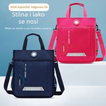 Torba od platna za učenike osnovne škole, crossbody, velika kapaciteta, vodootporna, ultra lagana — Babu Bean