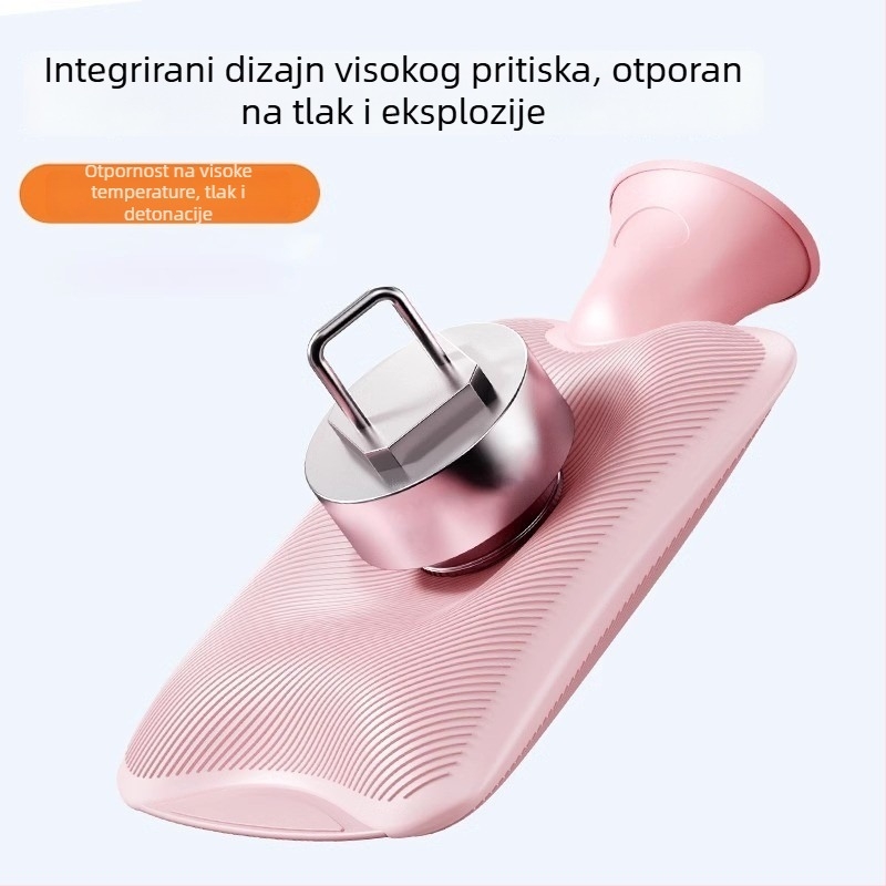 Debeli PVC boca za vruću vodu otporna na eksplozije, za zagrijavanje ruku i nogu, grijanje kreveta i ublažavanje menstrualnih bolova