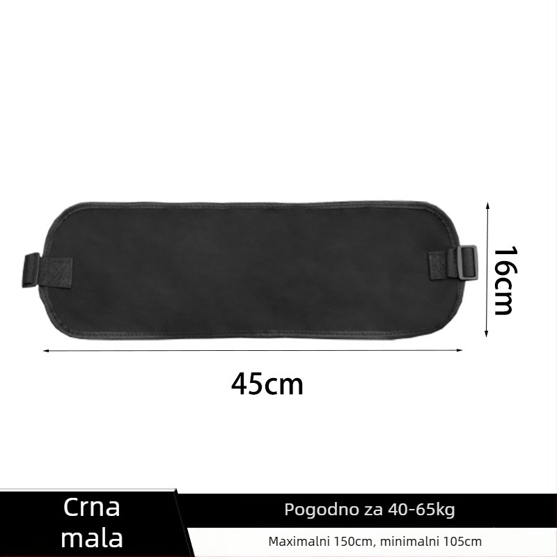 Kaixiu sigurnosni pojas za kolica – poliesterni pojas i poliester sigurnosno uže, duljina 55 cm