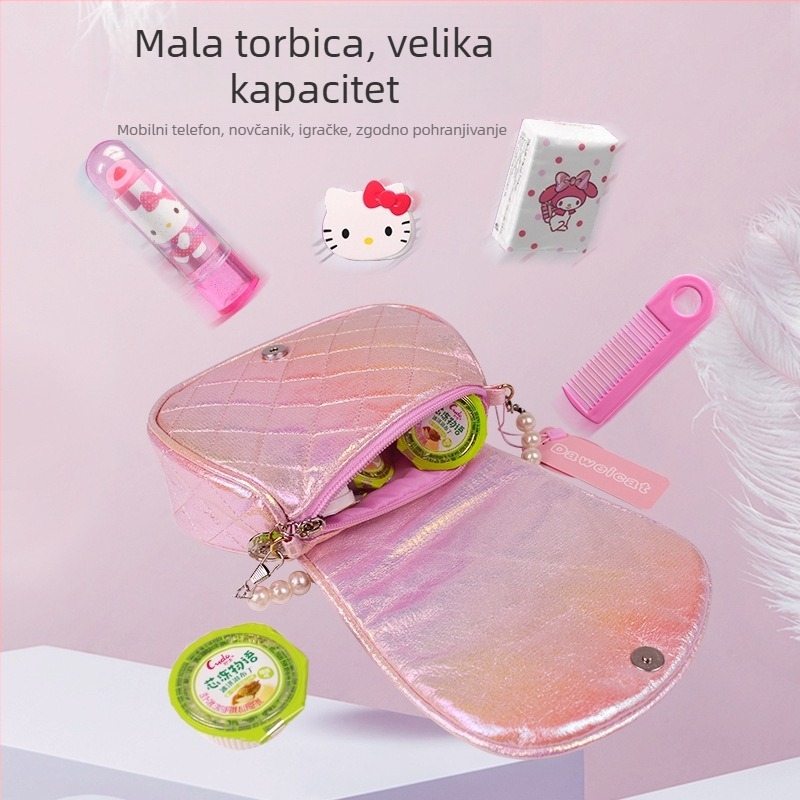 Dječja crossbody torbica u obliku jednoroga, materijal: superfinom vlakna, vodootporna, kapacitet 20, podstava od najlona