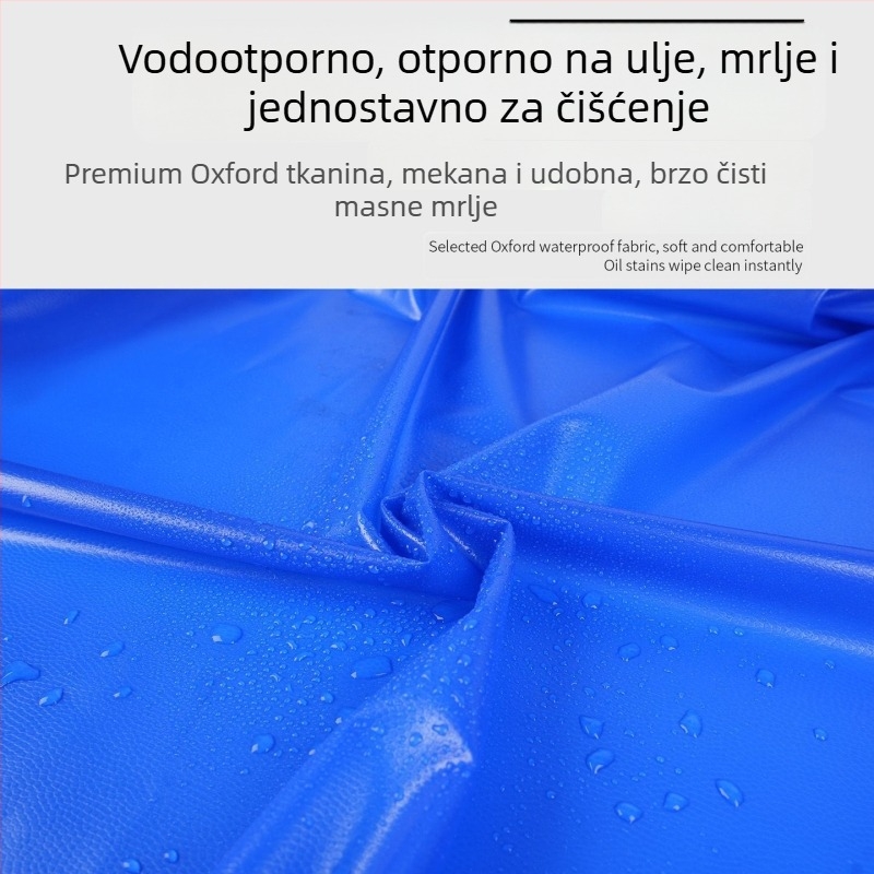 Otporna vodootporna pregača za preradu mesa i plodova mora, materijal: goveđa tetiva, 800 g, otporna na kiseline i lužine