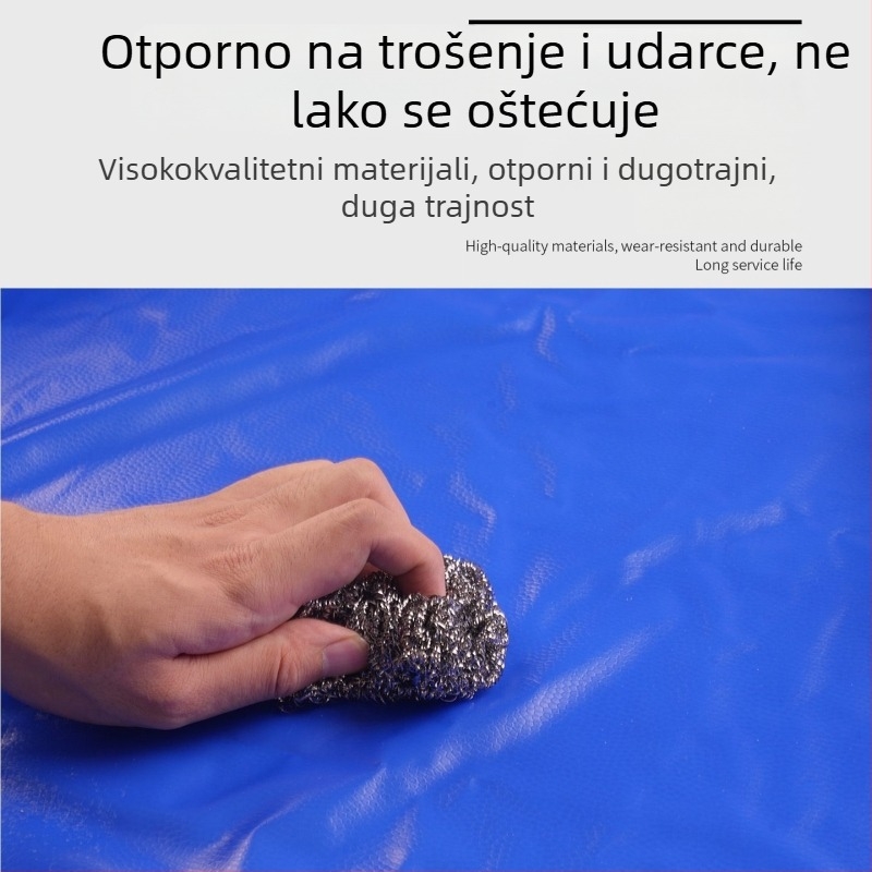 Otporna vodootporna pregača za preradu mesa i plodova mora, materijal: goveđa tetiva, 800 g, otporna na kiseline i lužine