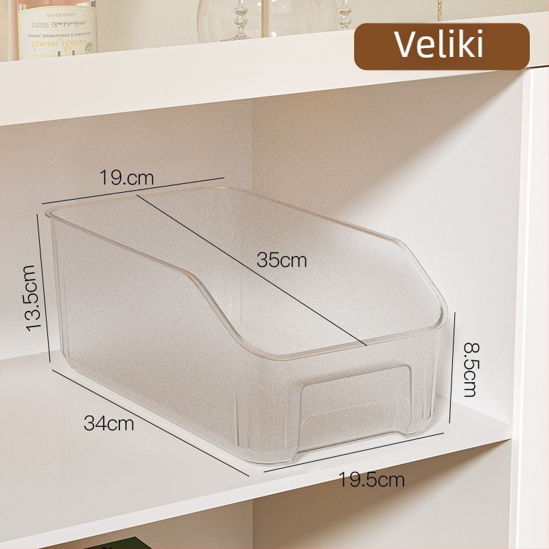 Plastična košara za skladištenje u ormaru, japanski stil, kapacitet 18 L, funkcija skladištenja, mogućnost tiskanja logotipa