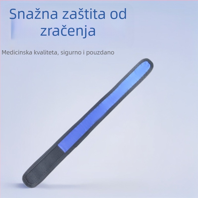Jednodelni olovni štitnik za vrat s gelnim premazom za zaštitu od zračenja CT-a u usnoj šupljini, 0.5 mmpb, 200 g, model 20250329