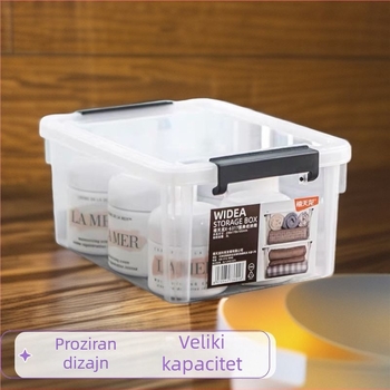 Xitianlong Prozirna stolna kutija za pohranu kozmetike, dokumentima, igračkama i ostalih sitnica