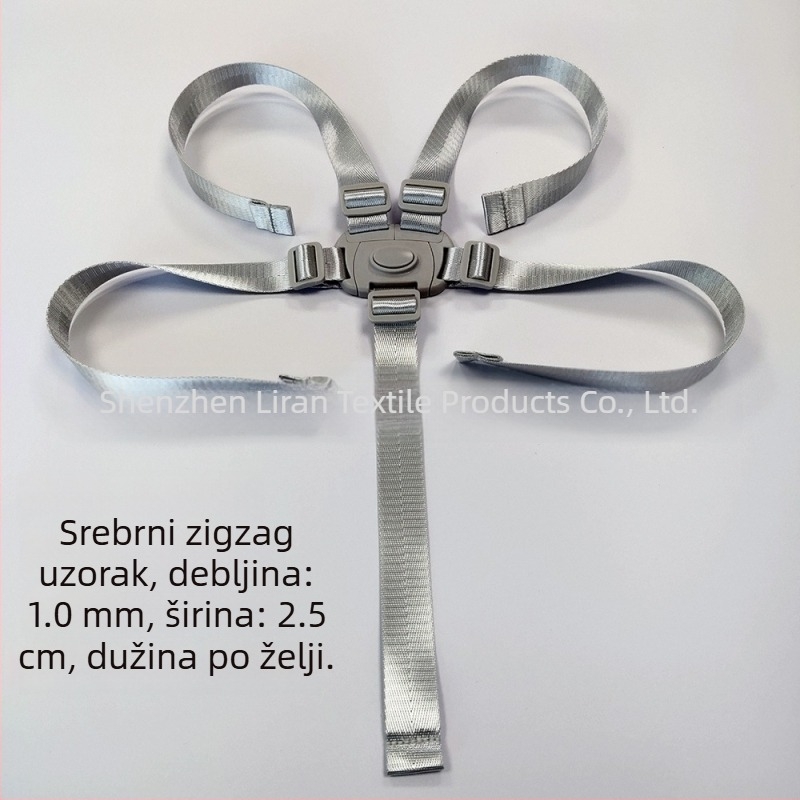 Strong sigurnosni pojas s pet točaka za dječji stol za jelo i dječji kolica