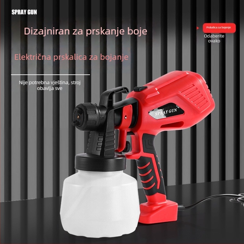 Električni pištolj za prskanje za kućnu upotrebu - punjiva litijska baterija, 220V, univerzalna primjena, marka Brother si