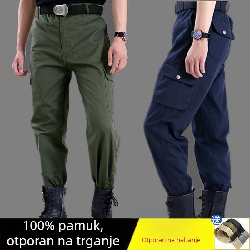 Taktične hlače za dječake, kamuflažni uzorak, proljeće, na skladištu