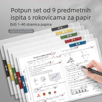 Kuai liwen 4901 Dvostruki vučni štapić za testne listove, okretni klip, PP, A4/A3