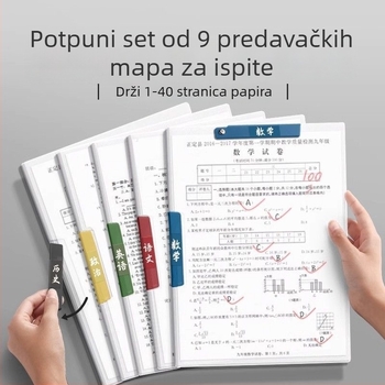 Kuai liwen 4901 Dvostruki vučni štapić za testne listove, okretni klip, PP, A4/A3