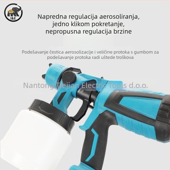 Bežični litij-ionski električni pištolj za prskanje — 21V