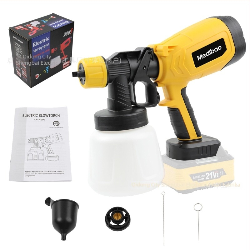 Saint Bier električni pištolj za prskanje, punjiva litijeva baterija, 21V, prijenosni visoko tlačni atomizirajući alat