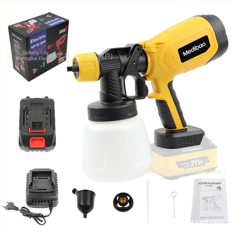 Saint Bier električni pištolj za prskanje, punjiva litijeva baterija, 21V, prijenosni visoko tlačni atomizirajući alat