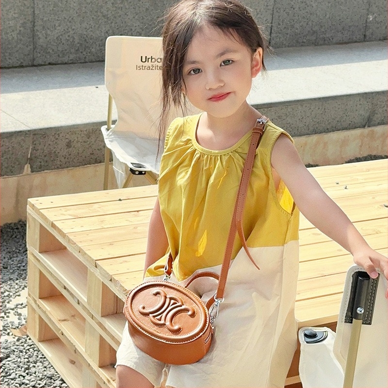 Ženska Arc de Triomphe pig nose okrugla torba, PU koža, sintetička podstava, jednobojni dizajn