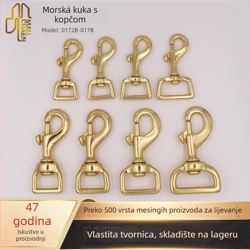 Kuka od mesinga — Model 0172B-017B; Marka Shanghai Maoquan; za pseći pojas i prtljagu