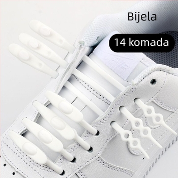 Kuka za vezanje bez vezivanja za slip-on cipele, silikon-elastični, unisex, za platnene cipele, proljeće