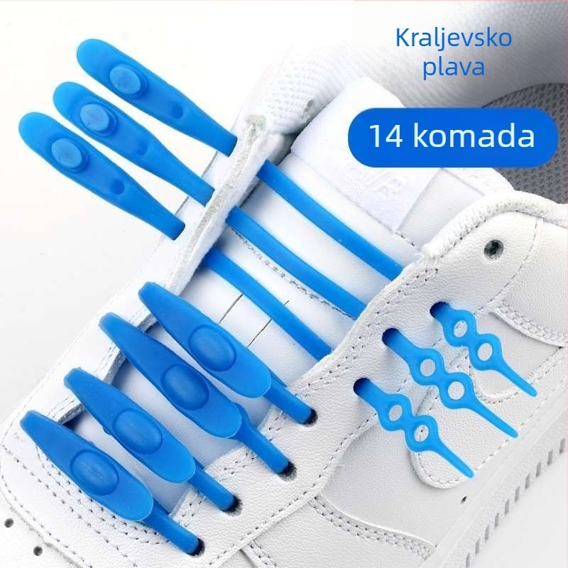 Kuka za vezanje bez vezivanja za slip-on cipele, silikon-elastični, unisex, za platnene cipele, proljeće