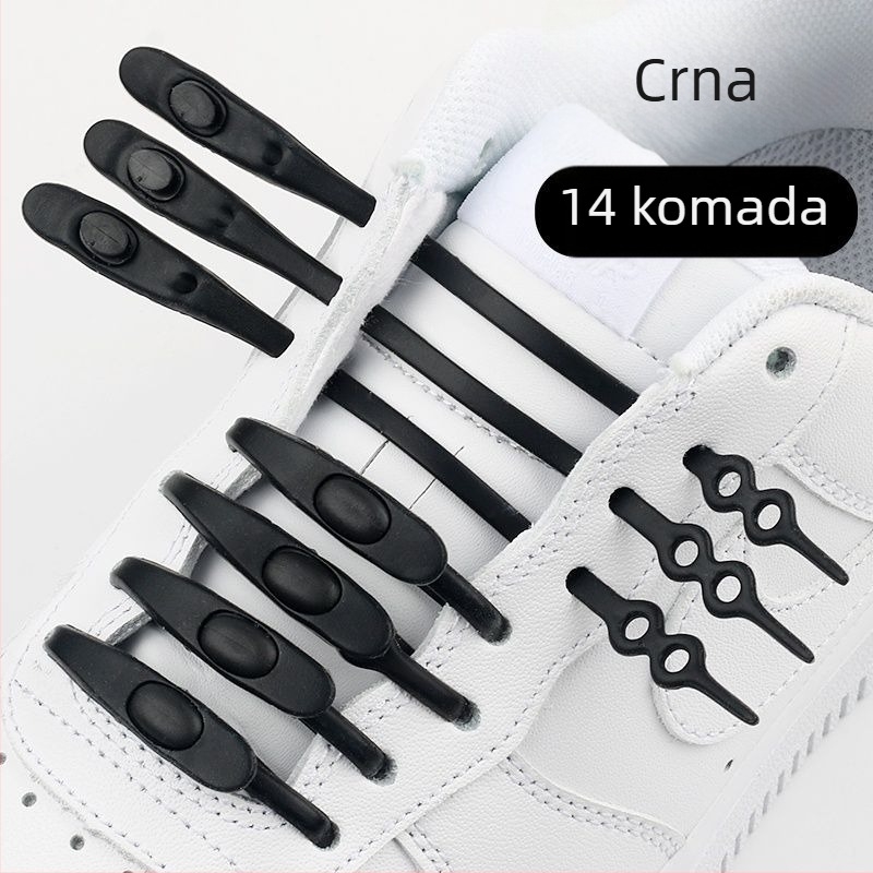 Kuka za vezanje bez vezivanja za slip-on cipele, silikon-elastični, unisex, za platnene cipele, proljeće