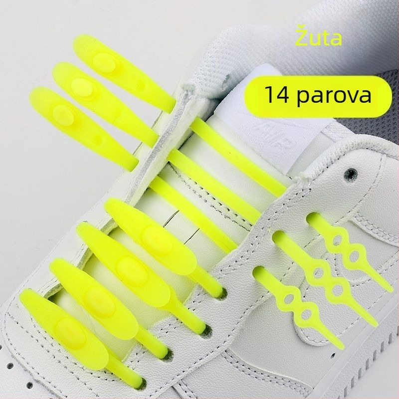 Kuka za vezanje bez vezivanja za slip-on cipele, silikon-elastični, unisex, za platnene cipele, proljeće